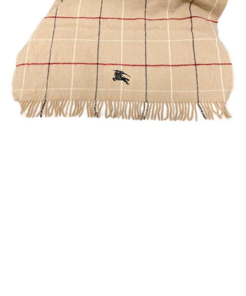 BURBERRY LONDON（バーバリーロンドン）BURBERRY LONDON (バーバリーロンドン) ウールマフラー ベージュの古着・服飾アイテム