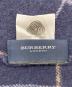中古・古着 BURBERRY LONDON (バーバリーロンドン) ウールマフラー ネイビー：4500円