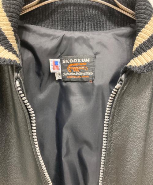 skookum（スクーカム）skookum (スクーカム) SONIC LAB (ソニックラブ) スタジャン ブラック サイズ:SIZE 40の古着・服飾アイテム