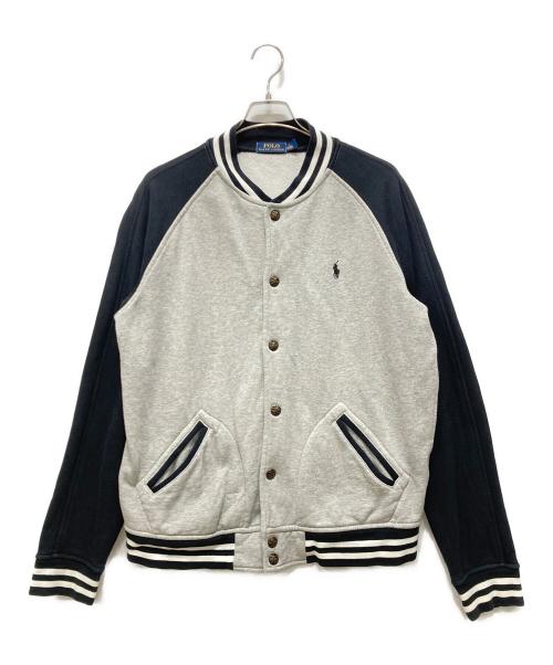 POLO RALPH LAUREN（ポロ・ラルフローレン）POLO RALPH LAUREN (ポロ・ラルフローレン) スタジャン グレー×ブラック サイズ:Lの古着・服飾アイテム