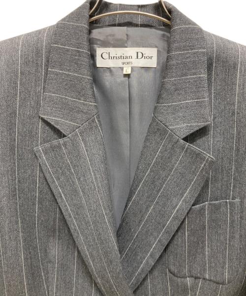 Christian Dior Sports（クリスチャン ディオールスポーツ）Christian Dior Sports (クリスチャン ディオールスポーツ) テーラードジャケット グレー サイズ:Lサイズの古着・服飾アイテム