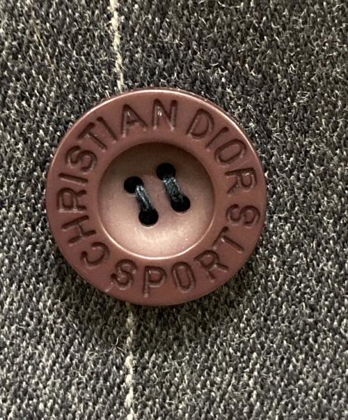 Christian Dior Sports（クリスチャン ディオールスポーツ）Christian Dior Sports (クリスチャン ディオールスポーツ) テーラードジャケット グレー サイズ:Lサイズの古着・服飾アイテム