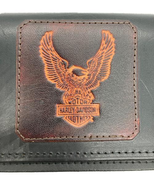 HARLEY-DAVIDSON（ハーレーダビッドソン）HARLEY-DAVIDSON (ハーレーダビッドソン) 長財布 ブラックの古着・服飾アイテム