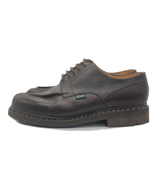 PARABOOT（パラブーツ）PARABOOT (パラブーツ) レザーシューズ ブラウン サイズ:SIZE 8 1/2の古着・服飾アイテム