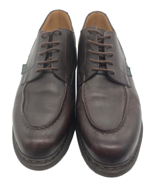 PARABOOT（パラブーツ）PARABOOT (パラブーツ) レザーシューズ ブラウン サイズ:SIZE 8 1/2の古着・服飾アイテム