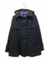 BURBERRY BLUE LABEL（バーバリー ブルー レーベル）の古着「フーデッドコート」｜ブラック