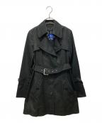 BURBERRY BLUE LABELバーバリー ブルー レーベル）の古着「トレンチコート」｜ブラック