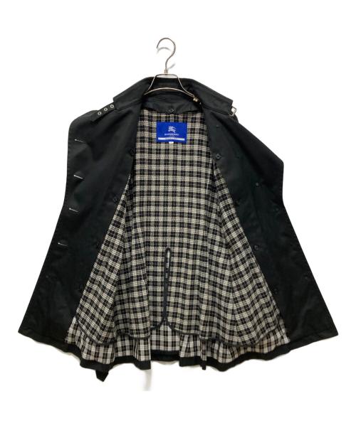 BURBERRY BLUE LABEL（バーバリー ブルー レーベル）BURBERRY BLUE LABEL (バーバリー ブルー レーベル) トレンチコート ブラック サイズ:38の古着・服飾アイテム