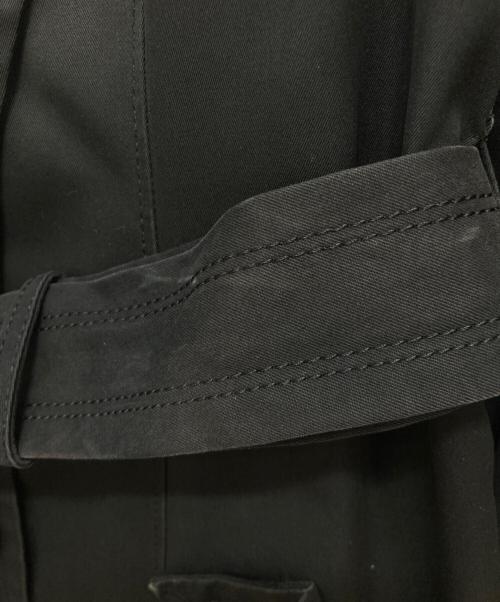 BURBERRY BLUE LABEL（バーバリー ブルー レーベル）BURBERRY BLUE LABEL (バーバリー ブルー レーベル) トレンチコート ブラック サイズ:38の古着・服飾アイテム