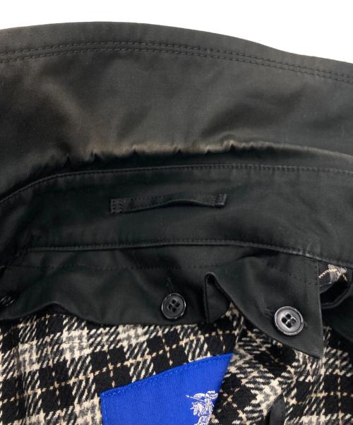 BURBERRY BLUE LABEL（バーバリー ブルー レーベル）BURBERRY BLUE LABEL (バーバリー ブルー レーベル) トレンチコート ブラック サイズ:38の古着・服飾アイテム