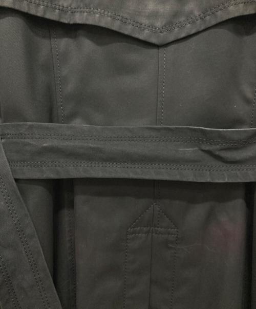 BURBERRY BLUE LABEL（バーバリー ブルー レーベル）BURBERRY BLUE LABEL (バーバリー ブルー レーベル) トレンチコート ブラック サイズ:38の古着・服飾アイテム