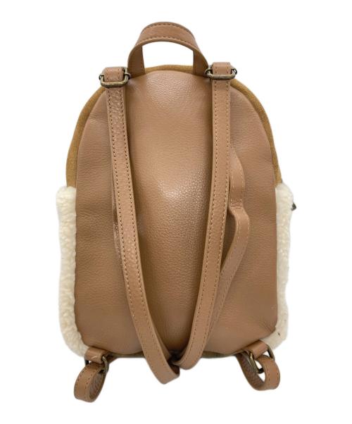 UGG（アグ）UGG (アグ) DANNIE II MINI BACKPACK SHEEP ブラウン×ホワイトの古着・服飾アイテム