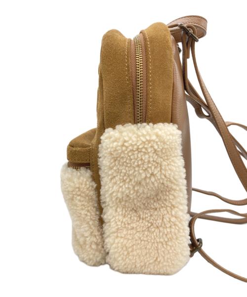 UGG（アグ）UGG (アグ) DANNIE II MINI BACKPACK SHEEP ブラウン×ホワイトの古着・服飾アイテム