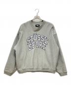 stussyステューシー）の古着「スウェット」｜グレー