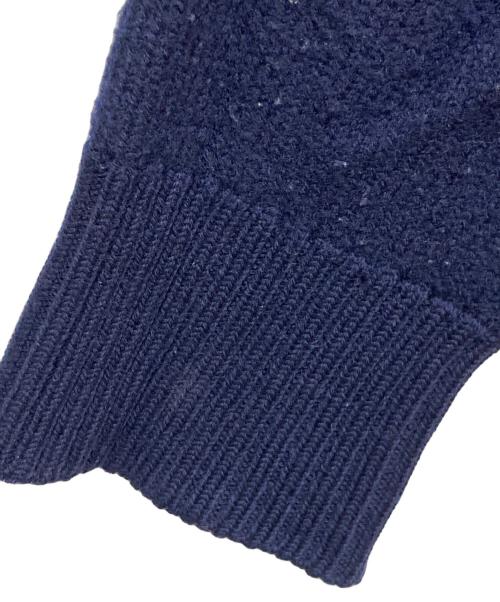 AMI Alexandre Mattiussi（アミアレクサンドルマテュッシ）AMI Alexandre Mattiussi (アミアレクサンドルマテュッシ) 厚手ニット ネイビー サイズ:Mサイズの古着・服飾アイテム