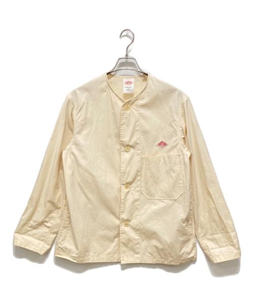 DANTON（ダントン）DANTON (ダントン) ノーカラージャケット/20SS　 ベージュ サイズ:38の古着・服飾アイテム