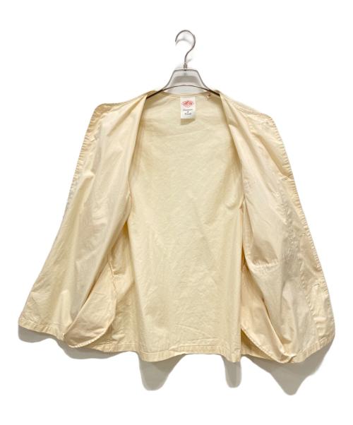 DANTON（ダントン）DANTON (ダントン) ノーカラージャケット/20SS　 ベージュ サイズ:38の古着・服飾アイテム