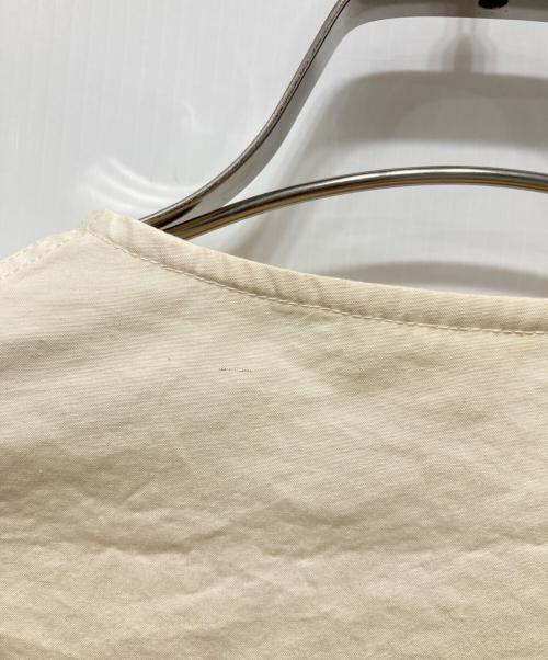 DANTON（ダントン）DANTON (ダントン) ノーカラージャケット/20SS　 ベージュ サイズ:38の古着・服飾アイテム
