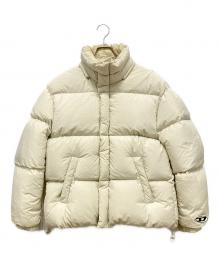 DIESEL（ディーゼル）の古着「ダウンジャケット」｜アイボリー