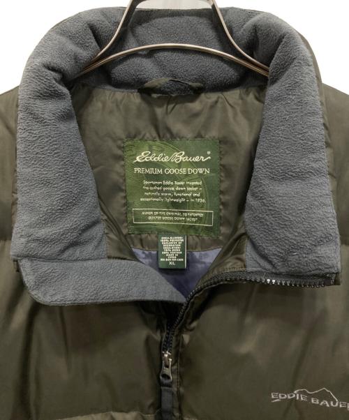 Eddie Bauer（エディーバウアー）Eddie Bauer (エディーバウアー) ダウンジャケット オリーブ サイズ:XLサイズの古着・服飾アイテム