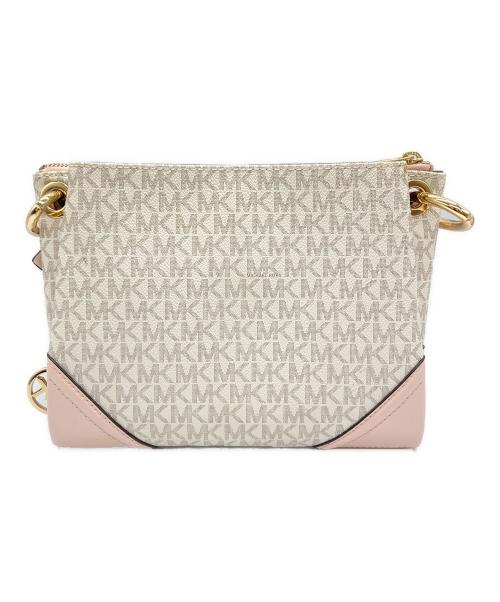 MICHAEL KORS（マイケルコース）MICHAEL KORS (マイケルコース) ショルダーバッグ ピンクベージュの古着・服飾アイテム