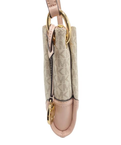 MICHAEL KORS（マイケルコース）MICHAEL KORS (マイケルコース) ショルダーバッグ ピンクベージュの古着・服飾アイテム