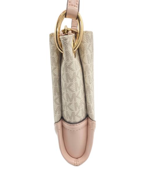 MICHAEL KORS（マイケルコース）MICHAEL KORS (マイケルコース) ショルダーバッグ ピンクベージュの古着・服飾アイテム