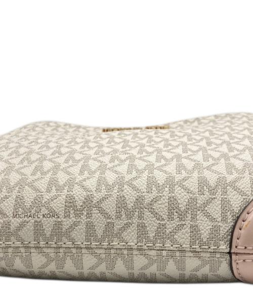MICHAEL KORS（マイケルコース）MICHAEL KORS (マイケルコース) ショルダーバッグ ピンクベージュの古着・服飾アイテム