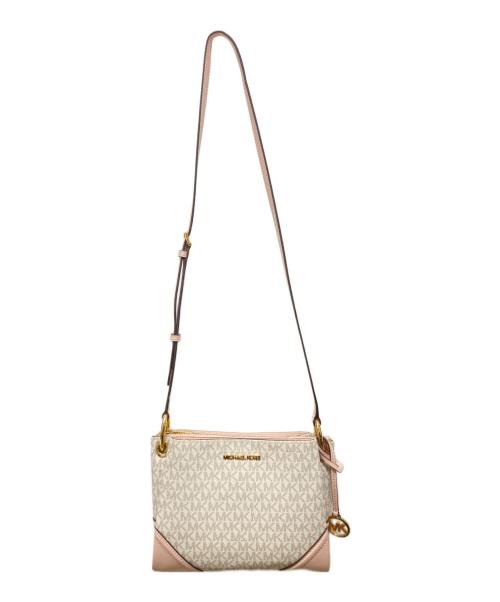 MICHAEL KORS（マイケルコース）MICHAEL KORS (マイケルコース) ショルダーバッグ ピンクベージュの古着・服飾アイテム