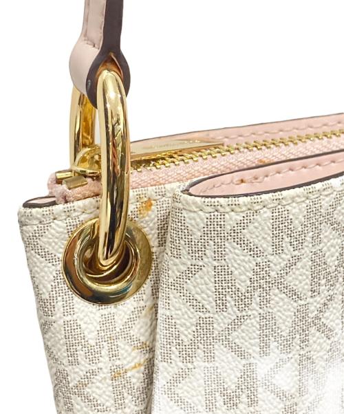 MICHAEL KORS（マイケルコース）MICHAEL KORS (マイケルコース) ショルダーバッグ ピンクベージュの古着・服飾アイテム