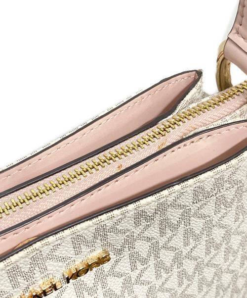 MICHAEL KORS（マイケルコース）MICHAEL KORS (マイケルコース) ショルダーバッグ ピンクベージュの古着・服飾アイテム