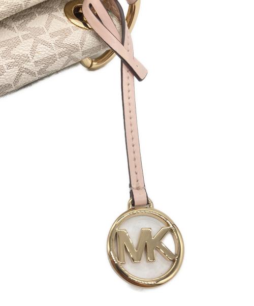 MICHAEL KORS（マイケルコース）MICHAEL KORS (マイケルコース) ショルダーバッグ ピンクベージュの古着・服飾アイテム