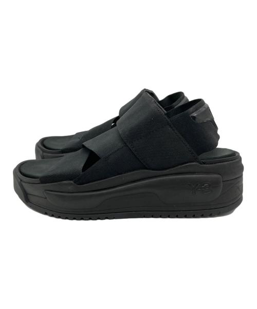 adidas（アディダス）adidas (アディダス) Y-3 (ワイスリー) 厚底サンダル ブラック サイズ:26cmの古着・服飾アイテム