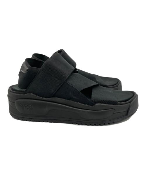 adidas（アディダス）adidas (アディダス) Y-3 (ワイスリー) 厚底サンダル ブラック サイズ:26cmの古着・服飾アイテム
