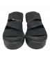 adidas (アディダス) Y-3 (ワイスリー) 厚底サンダル ブラック サイズ:26cm：15000円
