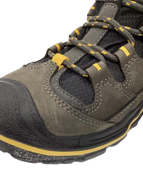 KEEN（キーン）KEEN (キーン) トレッキングシューズ ブラック×イエロー サイズ:25.5cmの古着・服飾アイテム