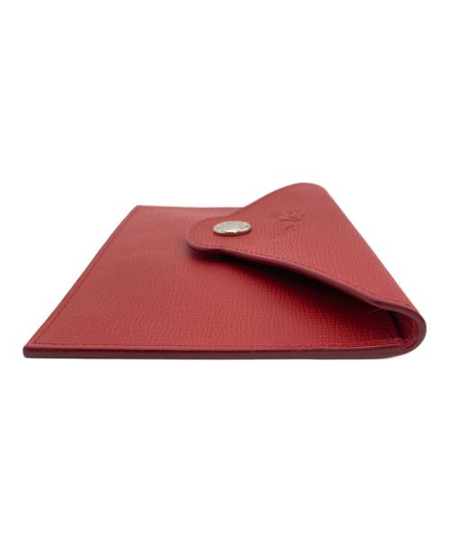 LONGCHAMP（ロンシャン）LONGCHAMP (ロンシャン) カードホルダー レッドの古着・服飾アイテム