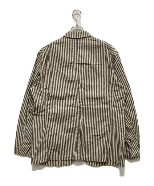 Engineered Garments（エンジニアド ガーメンツ）Engineered Garments (エンジニアド ガーメンツ) カバーオール/Bedford Jacket ホワイト×グレー サイズ:L 未使用品の古着・服飾アイテム
