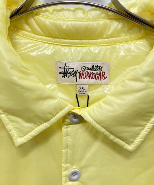 stussy（ステューシー）stussy (ステューシー) 中綿ジャケット イエロー サイズ:XXLサイズ 未使用品の古着・服飾アイテム