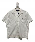 POLO RALPH LAURENポロ・ラルフローレン）の古着「半袖シャツ/クラシック フィット オックスフォード キャンプ シャツ」｜ホワイト