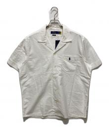 POLO RALPH LAUREN（ポロ・ラルフローレン）の古着「半袖シャツ/クラシック フィット オックスフォード キャンプ シャツ」｜ホワイト