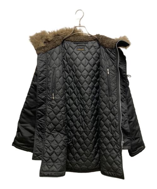 Hysteric Glamour（ヒステリックグラマー）Hysteric Glamour (ヒステリックグラマー) 中綿コート/ワッペン付きN-3Bフライトジャケット ブラック サイズ:Lの古着・服飾アイテム