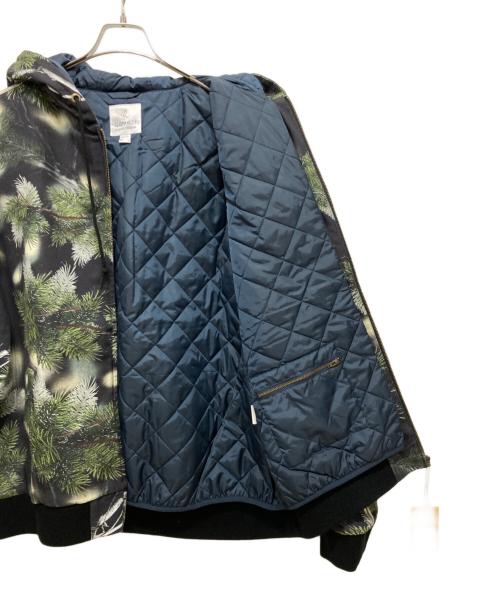 GRAMICCI（グラミチ）GRAMICCI (グラミチ) adsum (アドサム) ワークジャケット/CANVAS WORK JACKET ブラック×グリーン サイズ:2XL 未使用品の古着・服飾アイテム