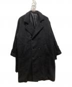stussyステューシー）の古着「トレンチコート/23AW MOHAIR TRENCH COAT」｜ブラック