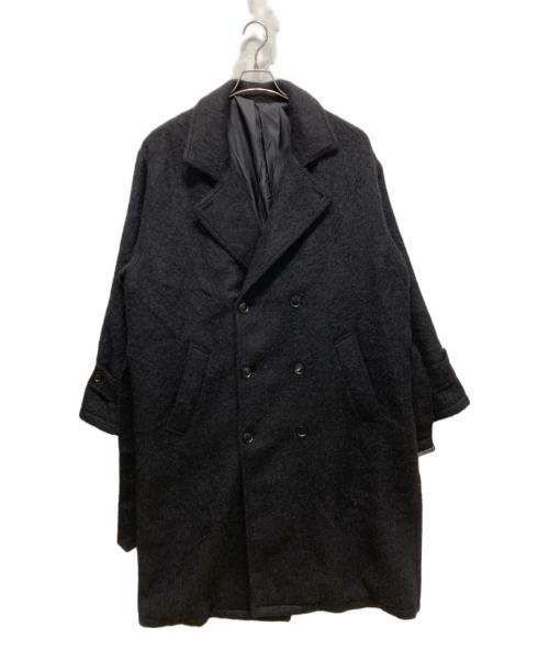 stussy（ステューシー）stussy (ステューシー) トレンチコート/23AW MOHAIR TRENCH COAT ブラック サイズ:Lの古着・服飾アイテム