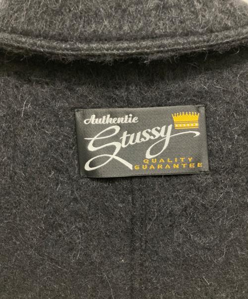 stussy（ステューシー）stussy (ステューシー) トレンチコート/23AW MOHAIR TRENCH COAT ブラック サイズ:Lの古着・服飾アイテム