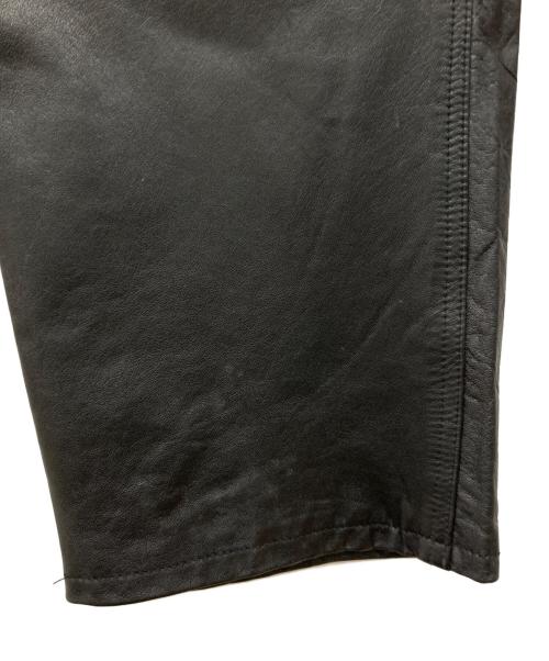 AVIREX（アヴィレックス）AVIREX (アヴィレックス) レザーパンツ ブラック サイズ:34の古着・服飾アイテム