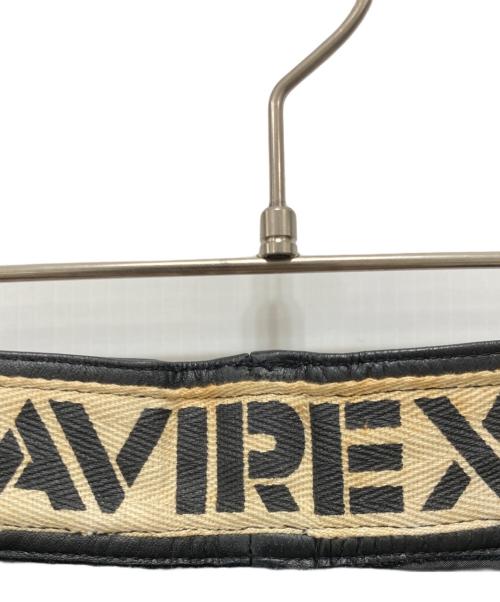 AVIREX（アヴィレックス）AVIREX (アヴィレックス) レザーパンツ ブラック サイズ:34の古着・服飾アイテム
