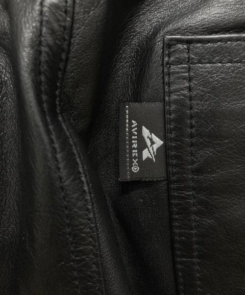 AVIREX（アヴィレックス）AVIREX (アヴィレックス) レザーパンツ ブラック サイズ:34の古着・服飾アイテム