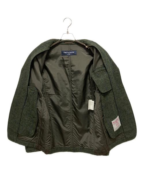 COMME des GARCONS HOMME（コムデギャルソン オム）COMME des GARCONS HOMME (コムデギャルソン オム) テーラードジャケット グリーン サイズ:Lの古着・服飾アイテム